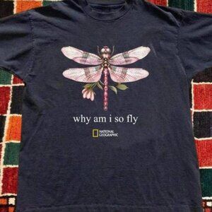 National Geographic Dragonfly T-Shirt – Why Am I So Fly Graphic Tee